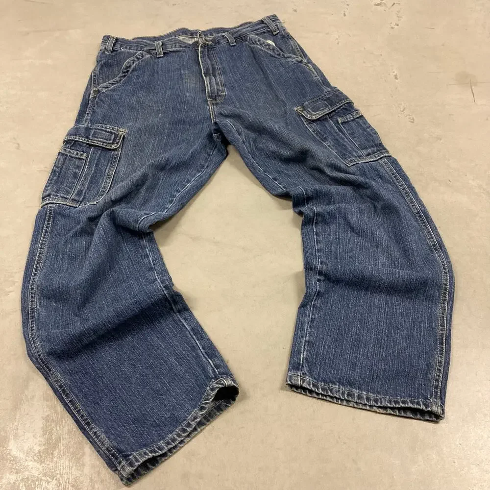 vintage Y2K baggy dickies cargo jeans 36x30